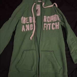 Abercrombie & Fitch  Green Hoodie y2k